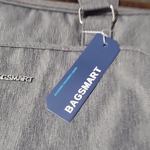 NWT BAGSMART Gray Women's Weekender Travel Bag - Picture 2 of 6